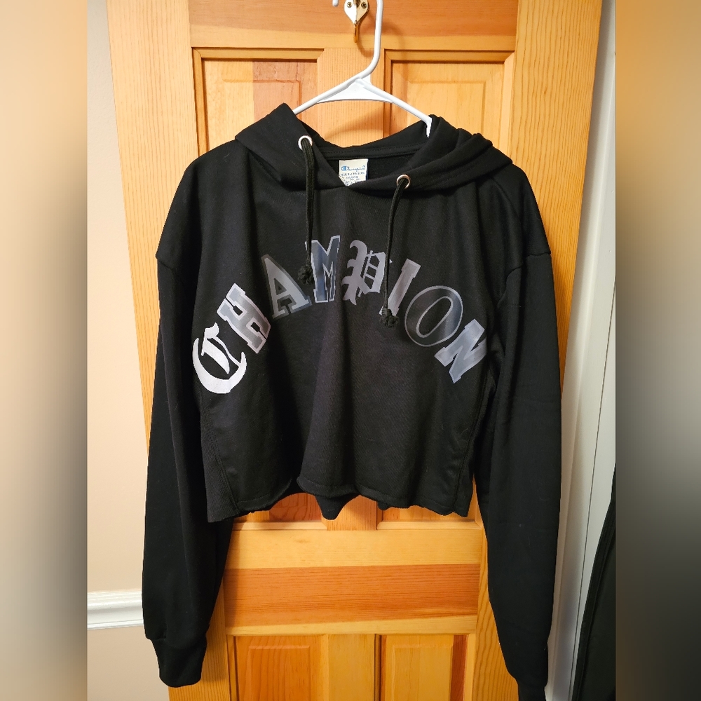 💙Champion crop sweatshirt hoodie
